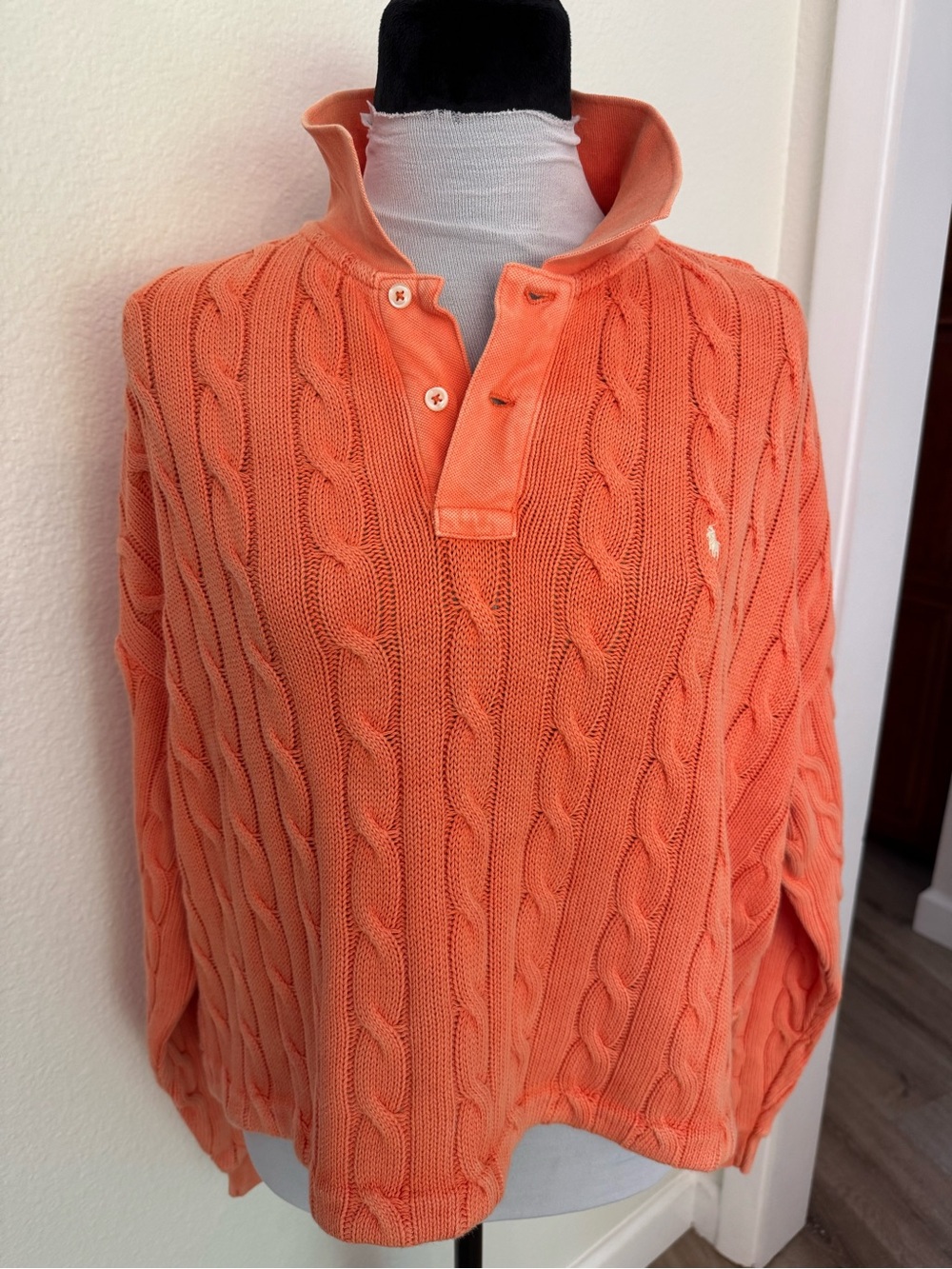 Ralph Lauren NWT Classic Polo Cable Cotton Sweater